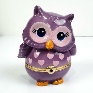 The Bradford Exchange Limoges Granddaughter Owl Always Love You Musical Box 2013